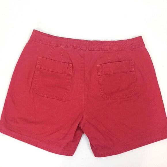 Natural Reflections coral shorts reversible floral hemline and drawstring waist - Picture 5 of 8